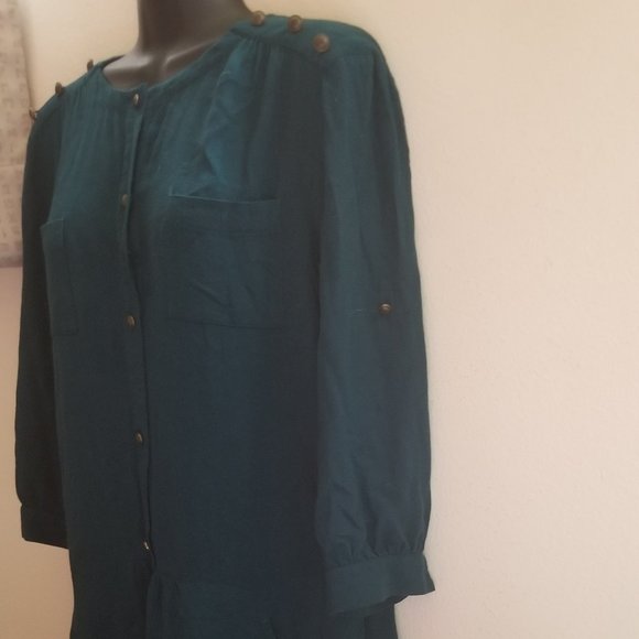 Cooperative Urban Outfitters Forest Green Tunic - Picture 4 of 5